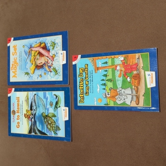 🐢Hooked on Phonics Paperback Book Set of 3 Books Level #3 (1,2,3) - Picture 1 of 6